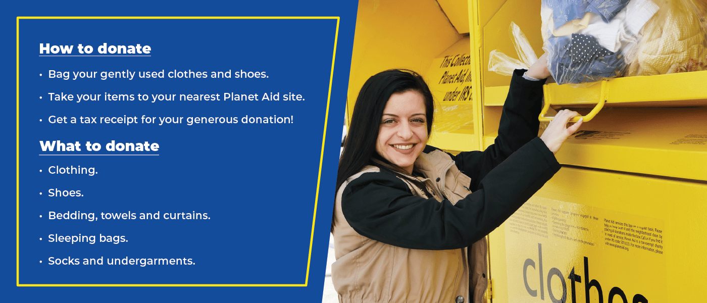 Find Clothing Donation Bins Near Me Planet Aid