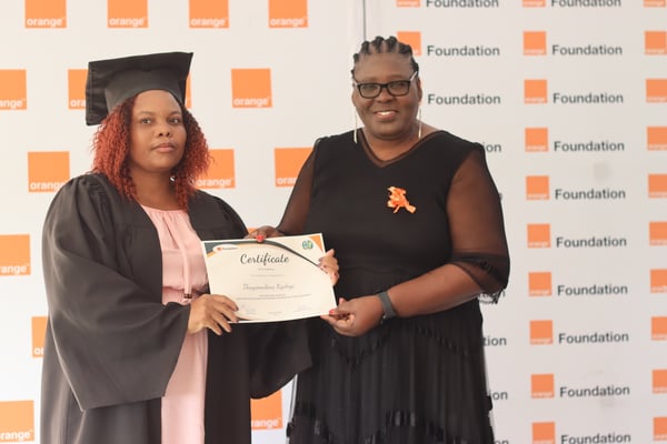 Graduation Ceremony during the Womens Digital Centers Launch at Child Aid Phikwe